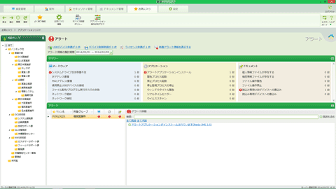 アラート通知