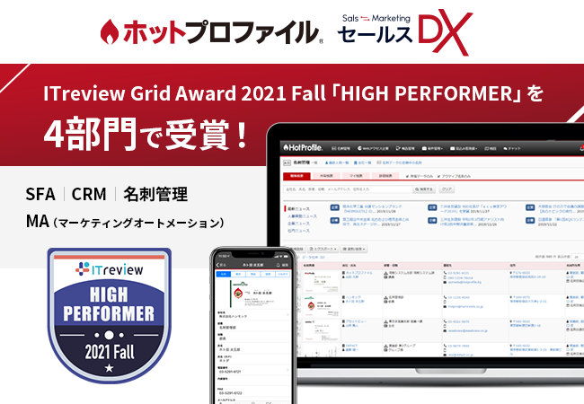 「HIGH PERFORMER」を4部門で受賞