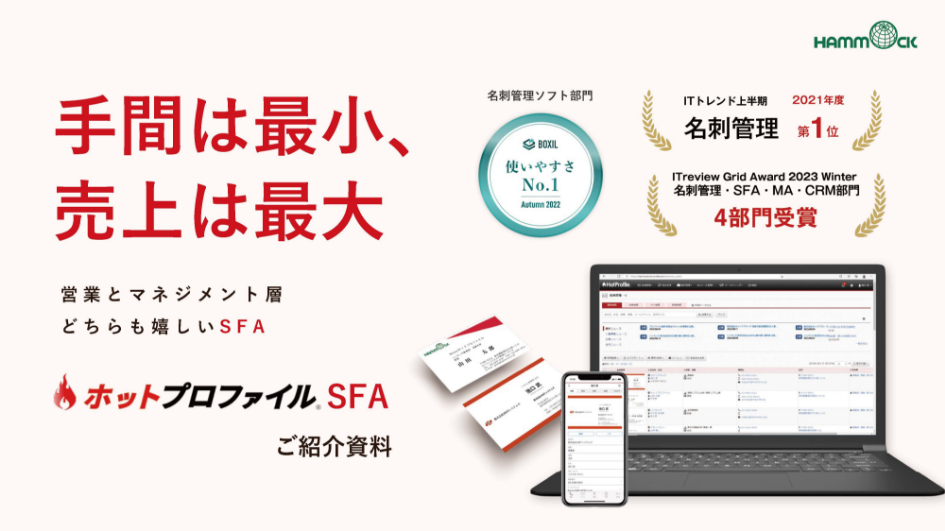 ホットプロファイル SFA資料