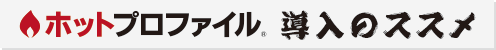 ホットプロファイル 導入のススメ