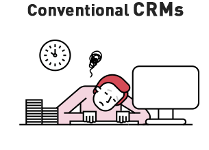 On top of this, information such as the name, address, and e-mail of the contact person all need to be entered manually. The client data entry procedures up to the point of registering the job are a major burden on the on-site sales staff and systems.