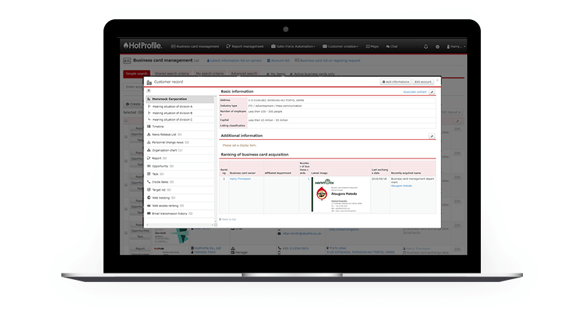 Manage customers image