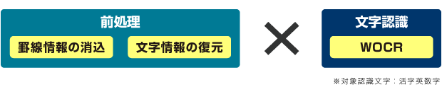 検知された文字のみ確認・修正