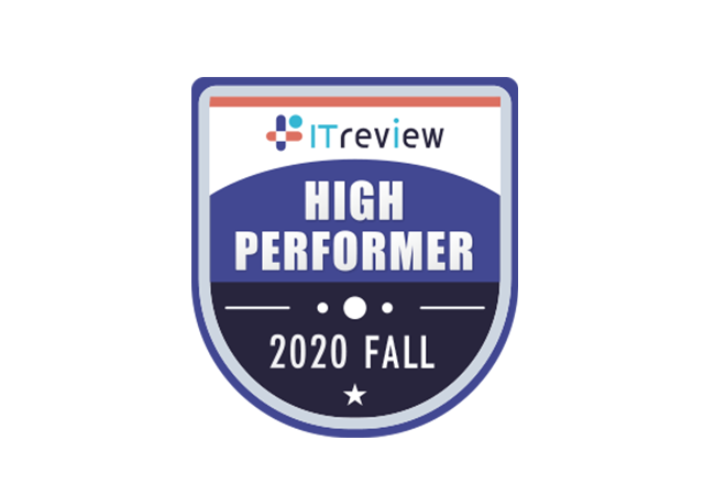 ITreview Grid Award 2020 Fall「High Performer」